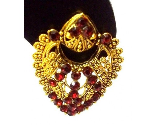 Golden Oxidized Earring Bali Jewelry Bollywoo Ethnic Imitation Drop Dangle EA104